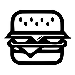 Delicious Hamburger Vector Icon - Download High-Quality, Mouth-Watering Burger Graphics for Food Websites, Menus, and Apps