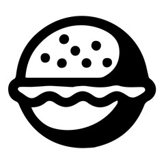 Delicious Hamburger Vector Icon - Download High-Quality, Mouth-Watering Burger Graphics for Food Websites, Menus, and Apps