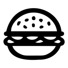 Delicious Hamburger Vector Icon - Download High-Quality, Mouth-Watering Burger Graphics for Food Websites, Menus, and Apps