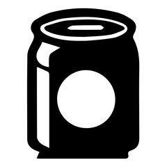Refreshing Soda Can Vector Icon - Premium Beverage Graphics for Download, Ideal for Food and Drink, Marketing, and Web Design