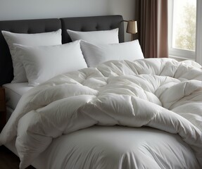 Hotel Elegance: White Bed Linens