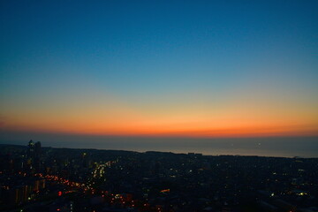 Fototapeta premium 朱鷺メッセ展望室からの眺望（新潟県）