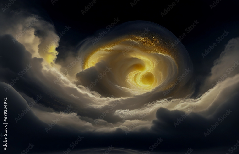 Canvas Prints abstraction is something that is not really an illusion, the sky is gold, a dark background