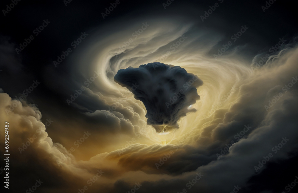 Canvas Prints abstraction is something that is not really an illusion, the sky is gold, a dark background