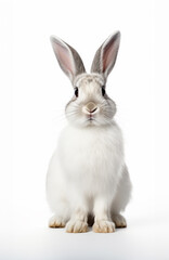 Obraz premium White Rabbit Portrait