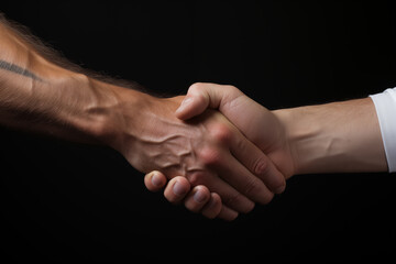 The handshake symbolising agreement