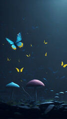 beauty Butterfy background