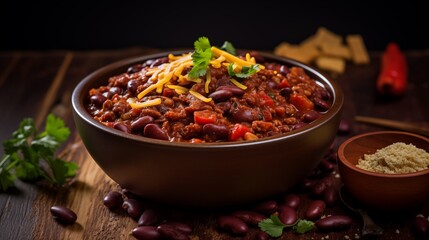 A Bowl of Hearty Chili