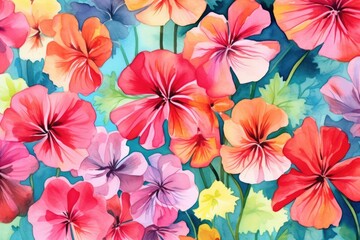 Plant hibiscus pattern illustration seamless texture design print background leaf fabric flowers floral wallpaper