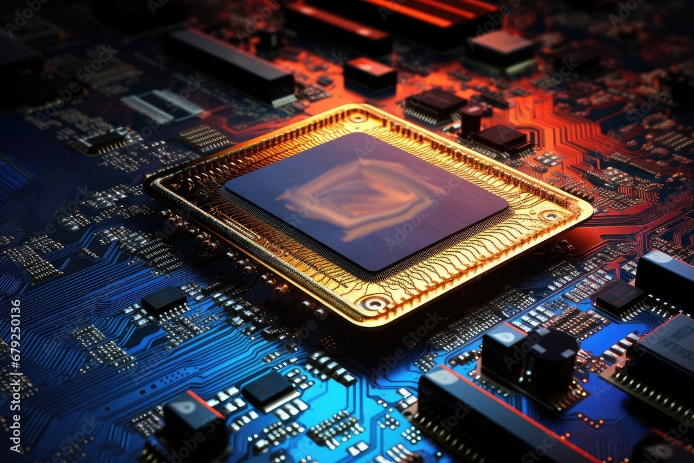 Poster processor chip uniting with the motherboard to power artificial generative ai