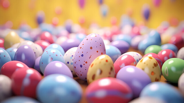 Beautiful colorful easter eggs pictures
