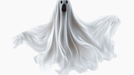 Halloween Ghost on Transparent Background