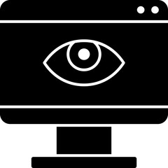 Obraz premium Monitoring icon