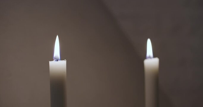 candles in home