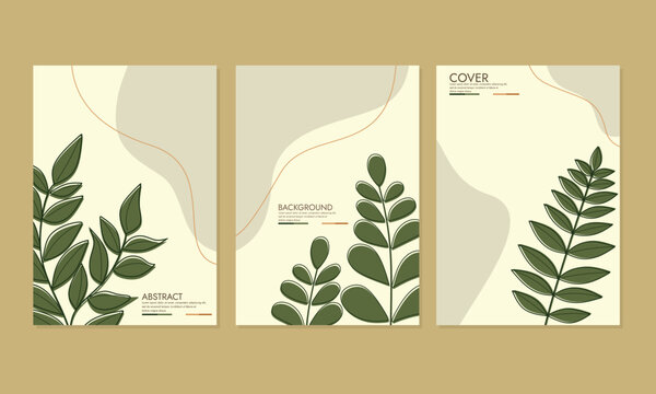 Trendy covers set. Cool abstract and floral design. Able to use for social media posts, stories, mobile apps, banners design, web or internet ads. 