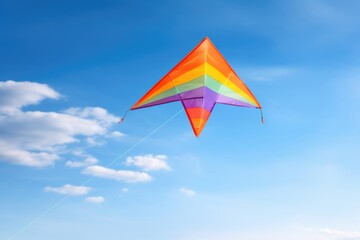 Freedom sky activity kite wind flying fun leisure summer blue