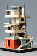 Fototapeta premium Bauhaus Architectural Model