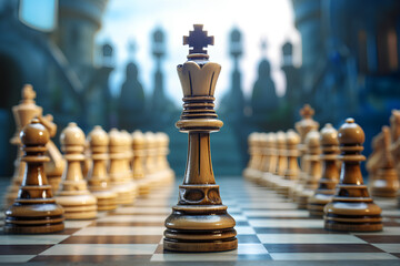 Dynamic Chess Game with Focus on the King