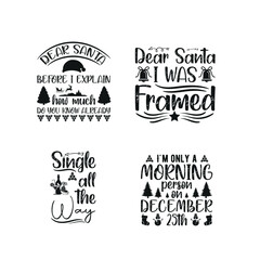 Christmas t-shirt design, Christmas t-shirt, black and white design, Christmas t-shirt design set