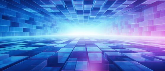 Virtual reality grid. Futuristic background
