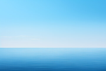 Obraz premium The Calm Sea: A Minimalist Seascape