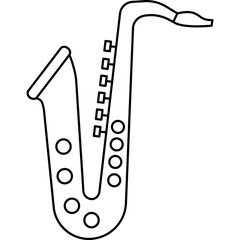 Music Instrument Line Icon