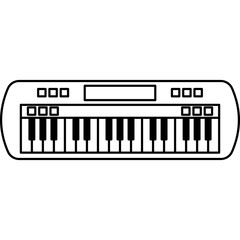 Music Instrument Line Icon