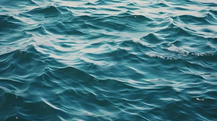 Fotobehang Small ocean waves at Adriatic sea © Prasanth