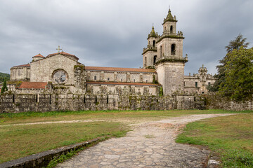 Fototapeta premium Monastery of Santa María la Real de Osera, San Cristóbal de Cea, Orense, Galicia.