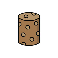 Cork Icon Vector Design Template