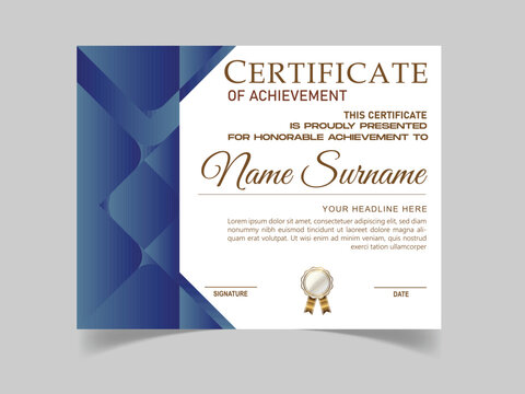  vector simple employee of the month certificate