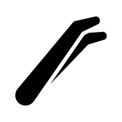 Tweezers Glyph Icon