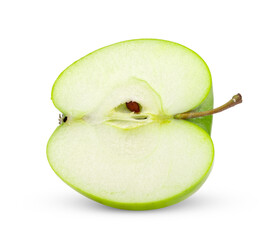 grern apple isolated on transparent png