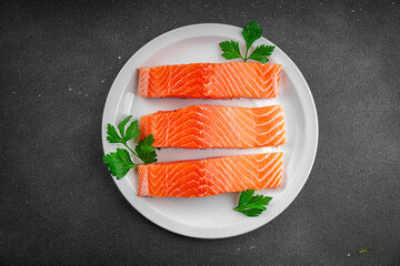 vegetable product fish vegetable protein seitan product fresh delicious healthy eating cooking appetizer meal food snack on the table copy space food background rustic top view vegetarian vegan food