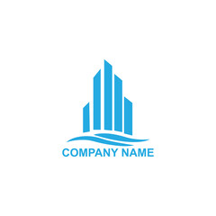 The Building, Real Estate Vector logo template