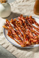 Homemade Trendy Twisted Bacon Strips