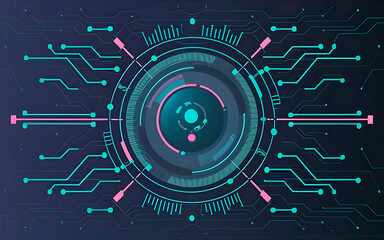 Obraz premium abstract technology background