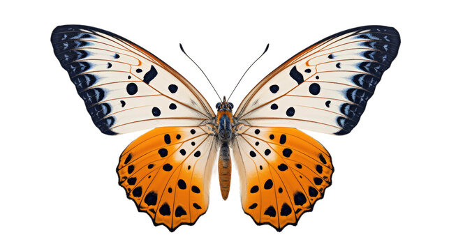 beautiful butterfly on a transparent background