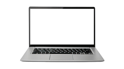 A laptop on the transparent background