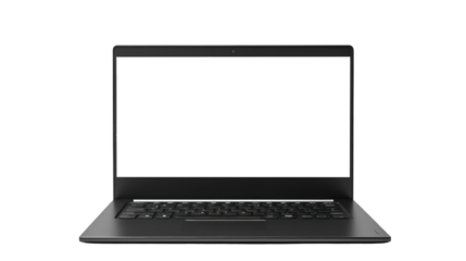 A laptop on the transparent background