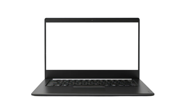 A laptop on the transparent background