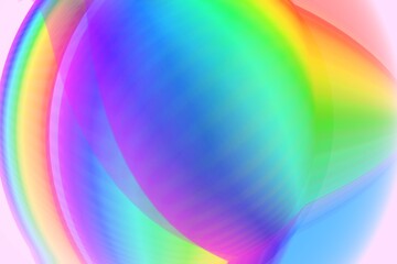 rainbow round abstract background