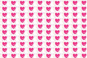 seamless pattern with hearts