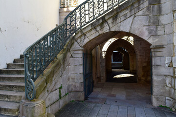 old stone staircase