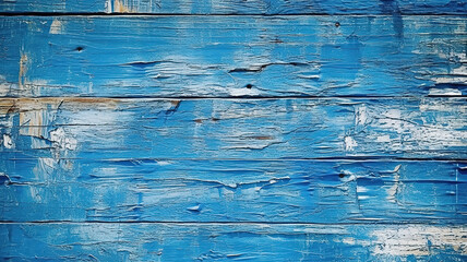 Blue wood paint grunge texture, fancy vintage Christmas background. Generative AI