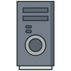Computer case icon