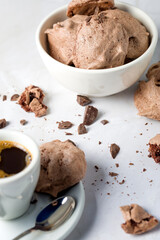Chocolate meringue cookies