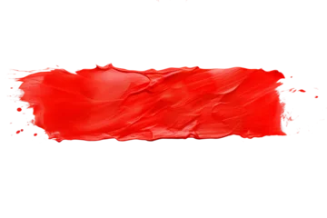 Zelfklevend Fotobehang Liquid red splash Color design Stroke. Gradient colorful abstract background, color element, wallpaper, isolated PNG background. © Igor