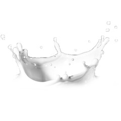 milk splash isolated transparent background 