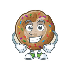 Donuts Cookie Mascot Template illustration 3d 